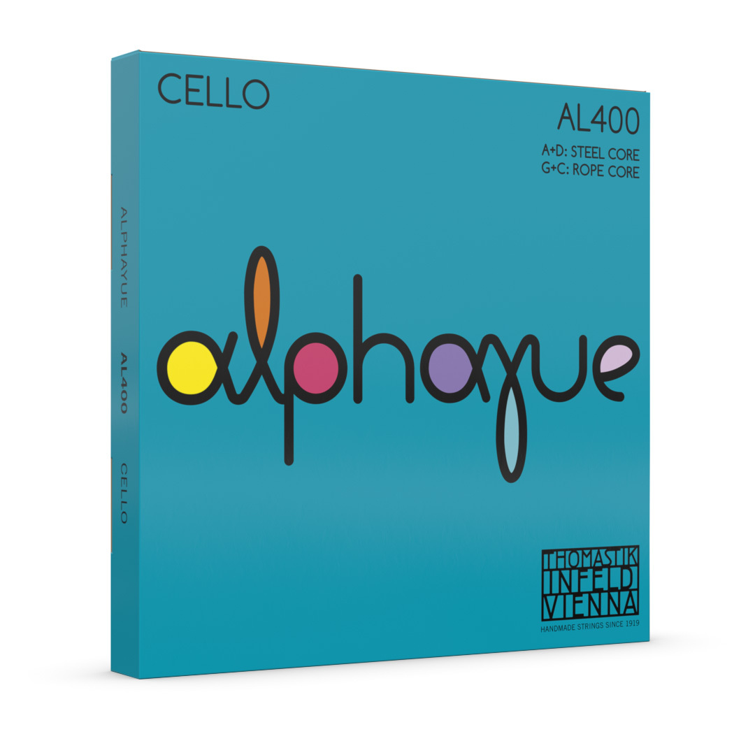 Alphayue Cello String Set, 1/2 Size, AL400